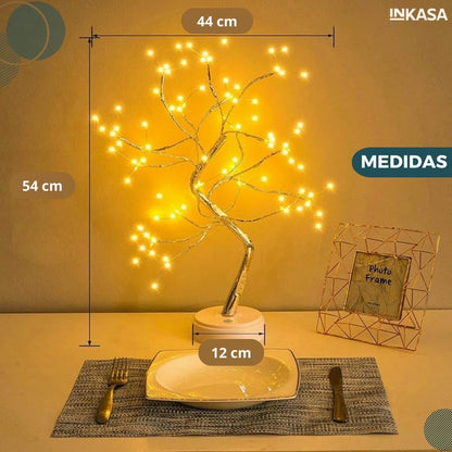 Árbol decorativo con luz led
