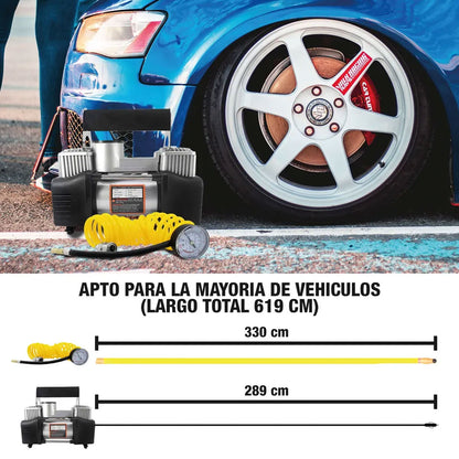 Compresor 4x4 Doble pistón: Tu aliado en el camino🛣️🏎️