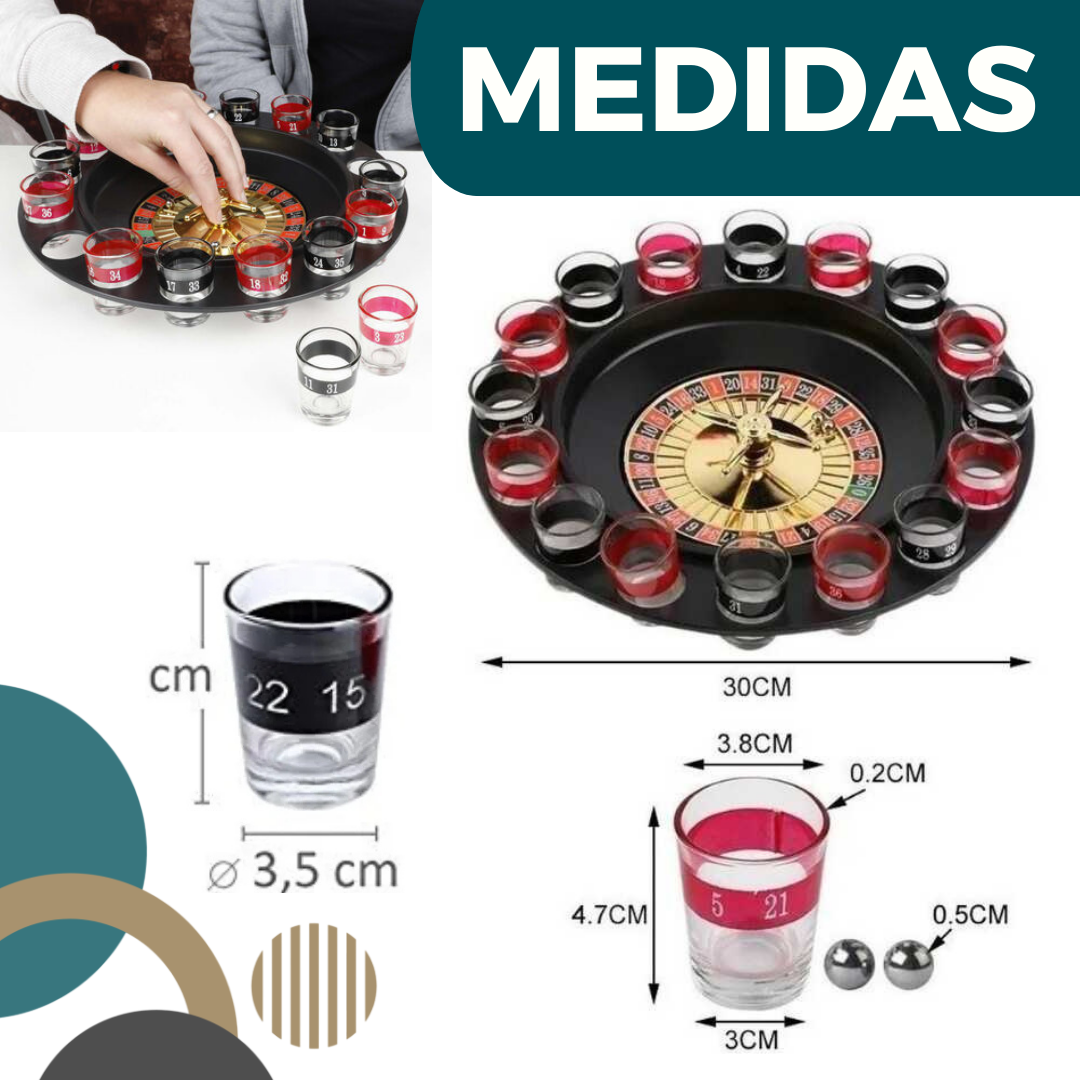 Ruleta De Shots Juego De Mesa