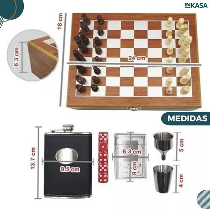 Set whiskera y ajedrez