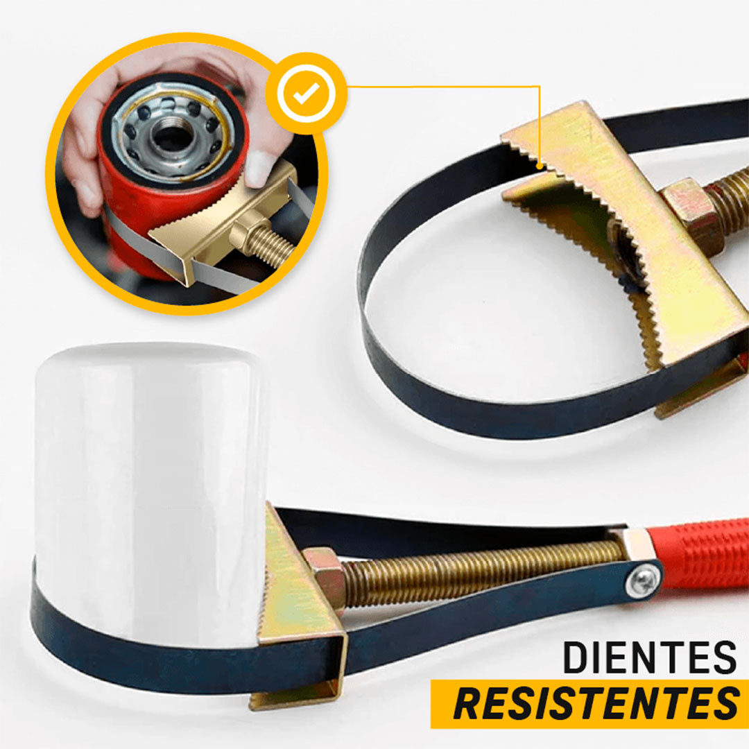 SteelGrip X – Llave de Correa de Acero Ajustable para Filtro de Aceite (60–120 mm)🧰