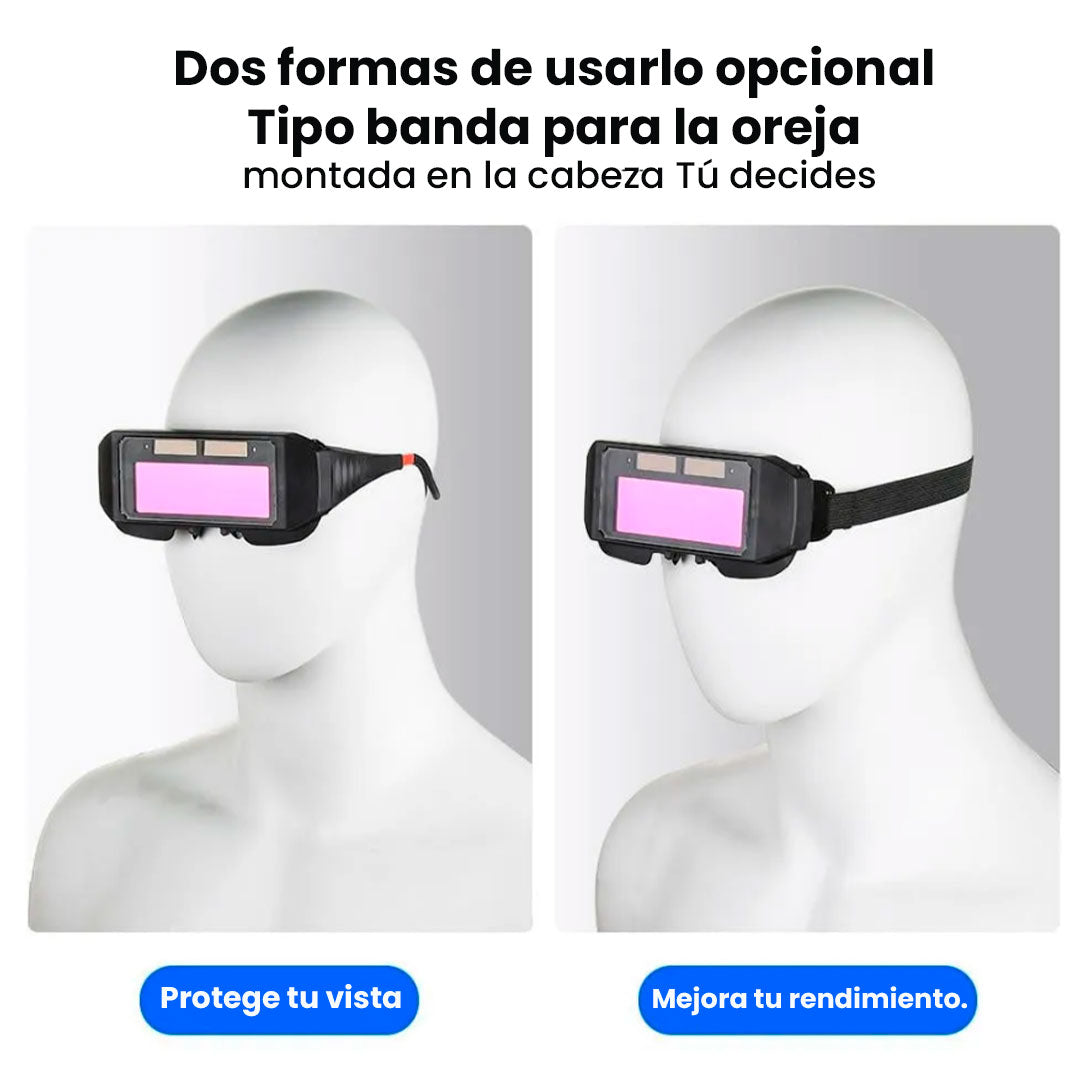 🥽Gafas para Soldar PRO – Protección Inteligente con Oscurecimiento Instantáneo