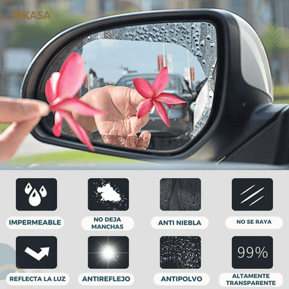 Protector Espejo Retrovisor Anti Lluvia