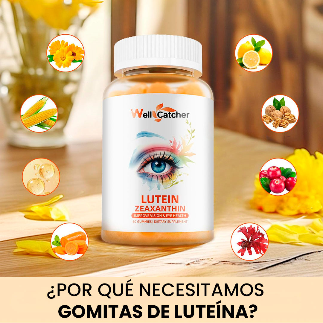 Gomitas Luteína para la Salud Ocular: Luteína + Zeaxantina para proteger y mejorar la visión👁️