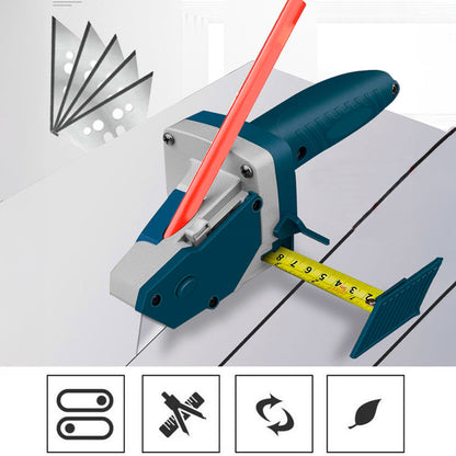 🧰Cortador panel yeso con cinta métrica: Trabajo limpio y sencillo con la herramienta 2 en 1