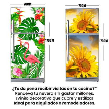 🧊Vinilo Adhesivo para Nevera – Transforma tu cocina sin reformas