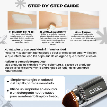 💄🙎🏻‍♀️Base Blanca Coreana – Cobertura Total & Efecto Porcelana