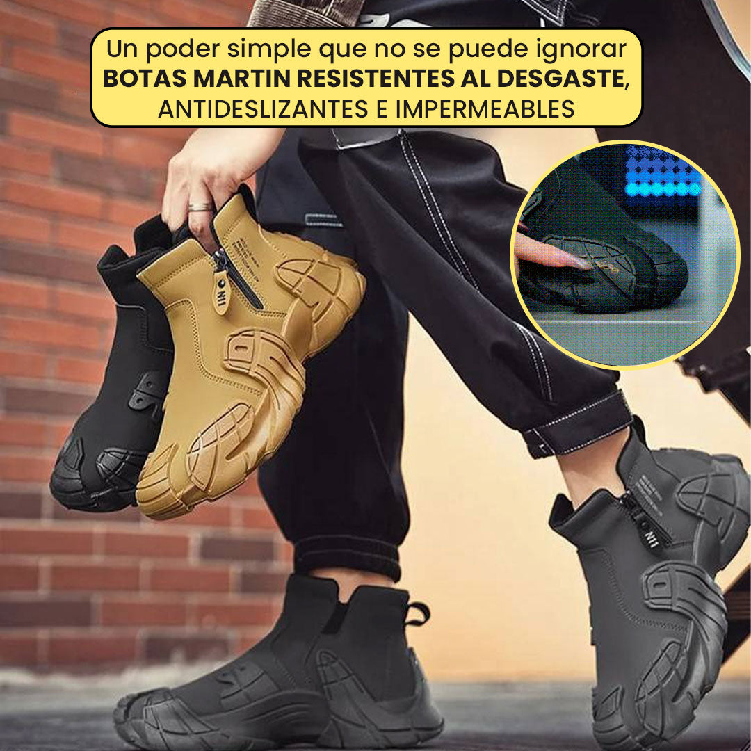 Botas Martin Antideslizantes – Resistencia y Estilo para Todo Terreno👞💧