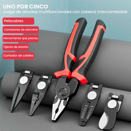 Alicate 5 en 1 Multifuncional – La herramienta esencial todo en uno🧰🪛