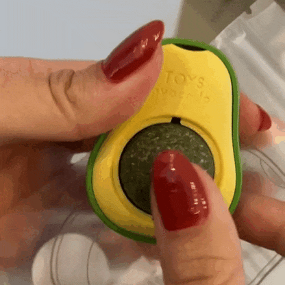 Juguete de Aguacate con Catnip Para Gatos x3 unidades