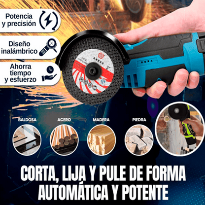 Pulidora Inalámbrica Portátil+2 Baterías: Cortes perfectos🔥