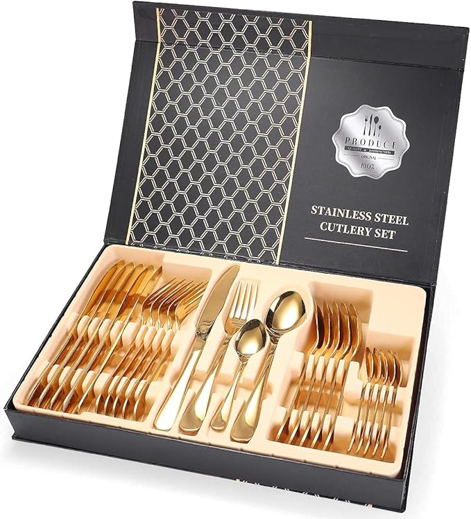 Set de 24 cubiertos con estuche