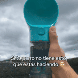 Botella multiusos 3 en 1 para mascotas