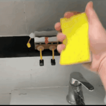 Soporte para esponjas motivo Bob Esponja 2 unds