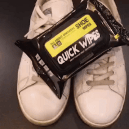 Pañitos húmedos para limpiar zapatos x 2 unds