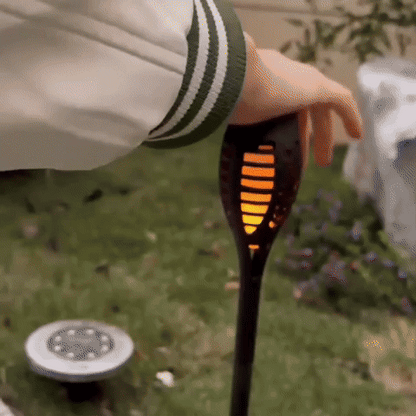 Luz solar efecto antorcha