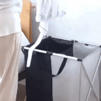 Cesta para la ropa sucia 2 secciones