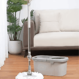 Trapero giratorio 360 con balde 2 mopas