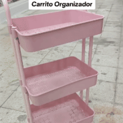 Carrito organizador de 3 niveles