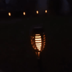 Luz solar efecto antorcha