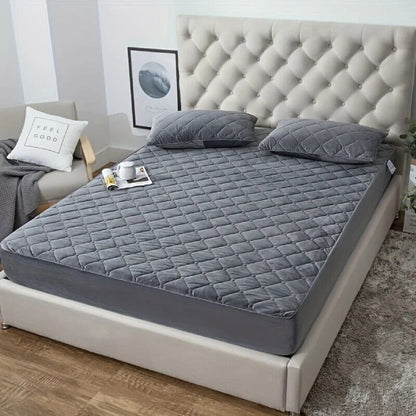 Protector de colchón y almohadas afelpado cama sencilla, doble y King