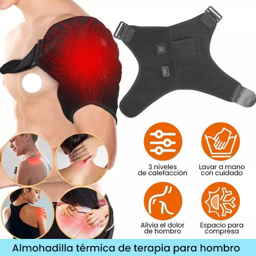 Almohadilla Eléctrica térmica para hombro🤕🏃🏻‍➡️