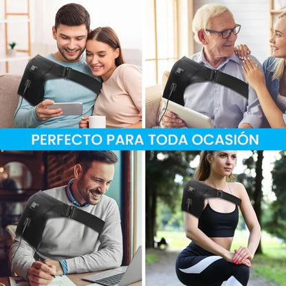 Almohadilla Eléctrica térmica para hombro🤕🏃🏻‍➡️