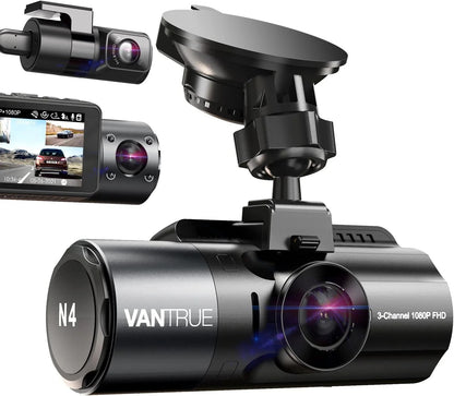 🚘🚗Cámara DVR 360° para Automóvil | Seguridad Total Desde Todos los Ángulos