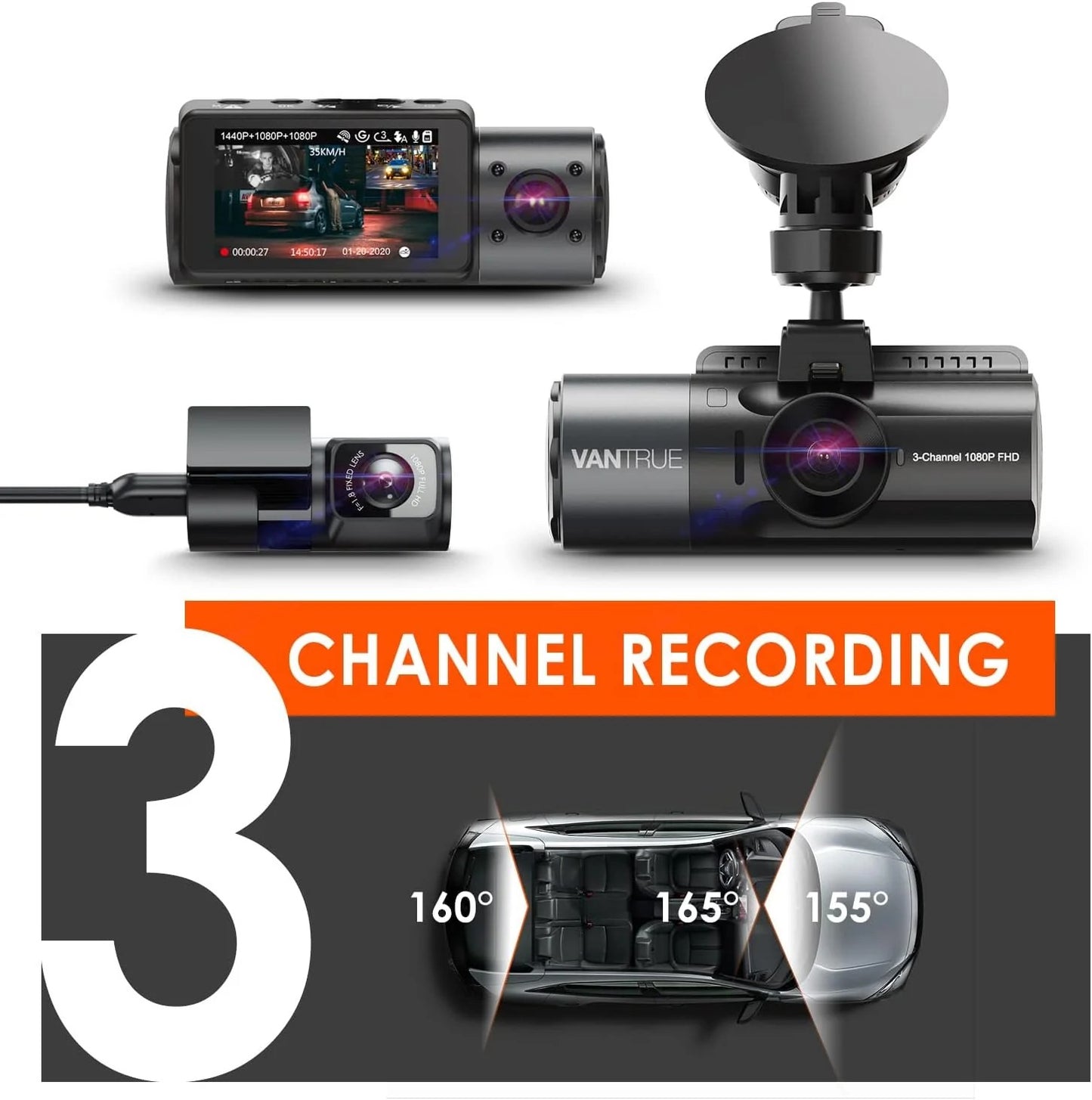 🚘🚗Cámara DVR 360° para Automóvil | Seguridad Total Desde Todos los Ángulos