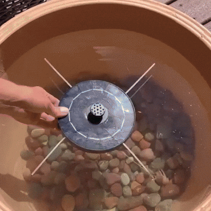 Fuente de agua solar: ¡No necesitas baterías ni cables!🌞💧