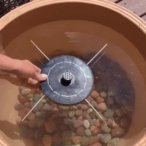 Fuente de agua solar: ¡No necesitas baterías ni cables!🌞💧
