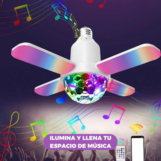 Bombillas LED con Color de alta potencia y parlante Bluetooth🌈💡