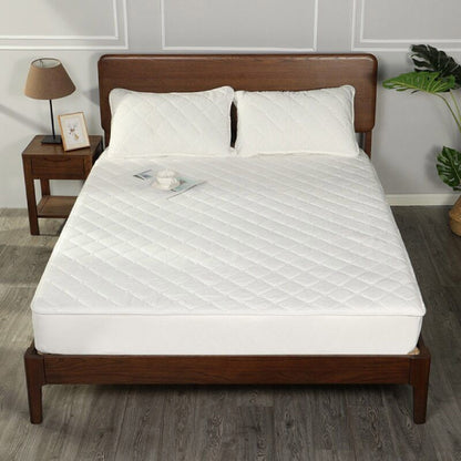 Protector de colchón y almohadas afelpado cama sencilla, doble y King