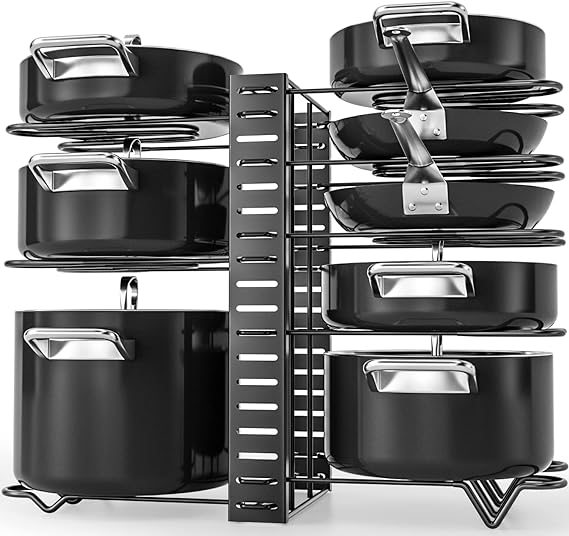 Organizador de ollas 8 niveles ajustable