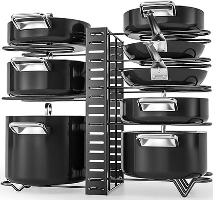 Organizador de ollas 8 niveles ajustable