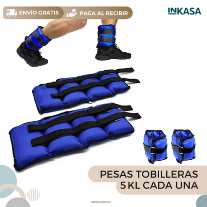 Pesas Tobilleras 5 Kilos Cada Una