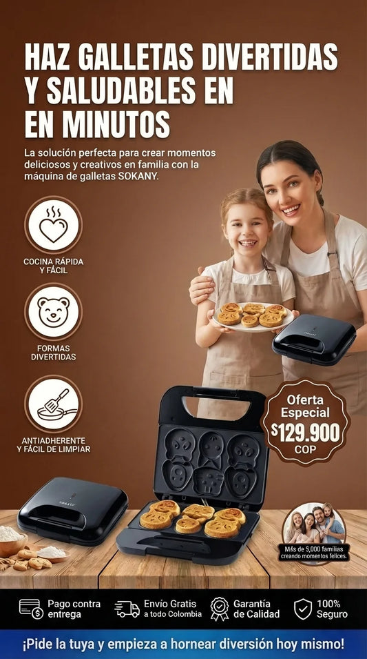 Maquina Para Hacer Galletas Figuras Divertidas