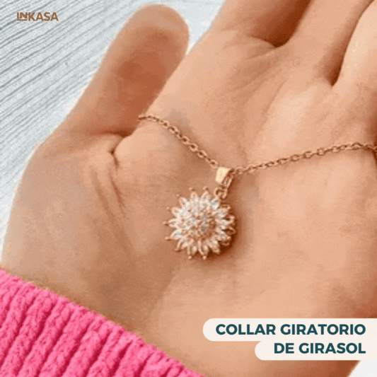 Collar Giratorio de Girasol